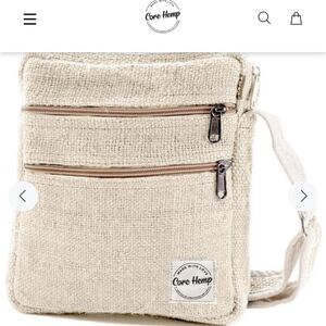 Core Hemp Cream Crossbody Bag